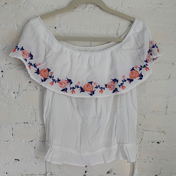 Off the shoulder floral blouse - Picture 5 of 7